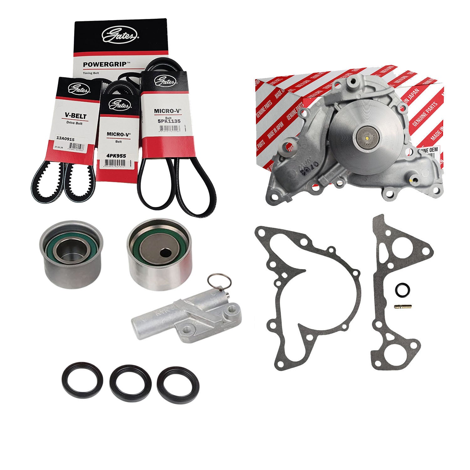Timing Belt Kit For Mitsubishi Triton MK 6G72 3.0L V6 SOHC