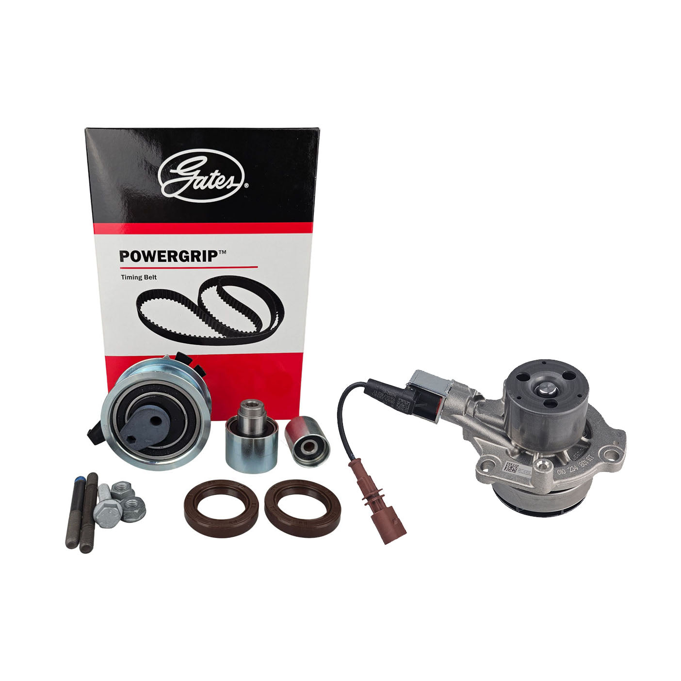 Timing Belt Kit w/ Water Pump for Audi A3 8V, A4 8K F4, A5 F5, A6 4G, Q2 GA, Q3 8U, Q5 8R |  Seat Ateca 5F | Skoda Kodiak NS, Octavia NE, Superb NP |  VW Golf AU, Multivan 7H, Passat 3C, Tiguan AD1 5N, Transporter 7H 7J 1.6L 2.0L Diesel