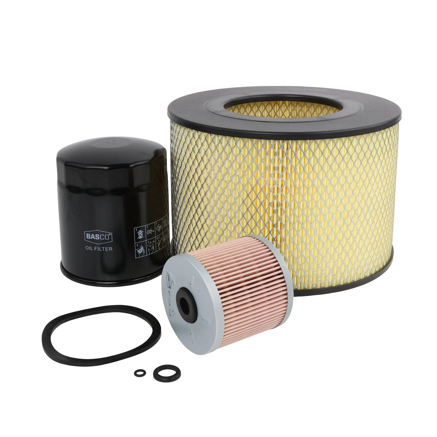 Oil Air Fuel Filter kit for Toyota LandCruiser J79 J70 J80 4.2 1HDFTE 1HZ Diesel