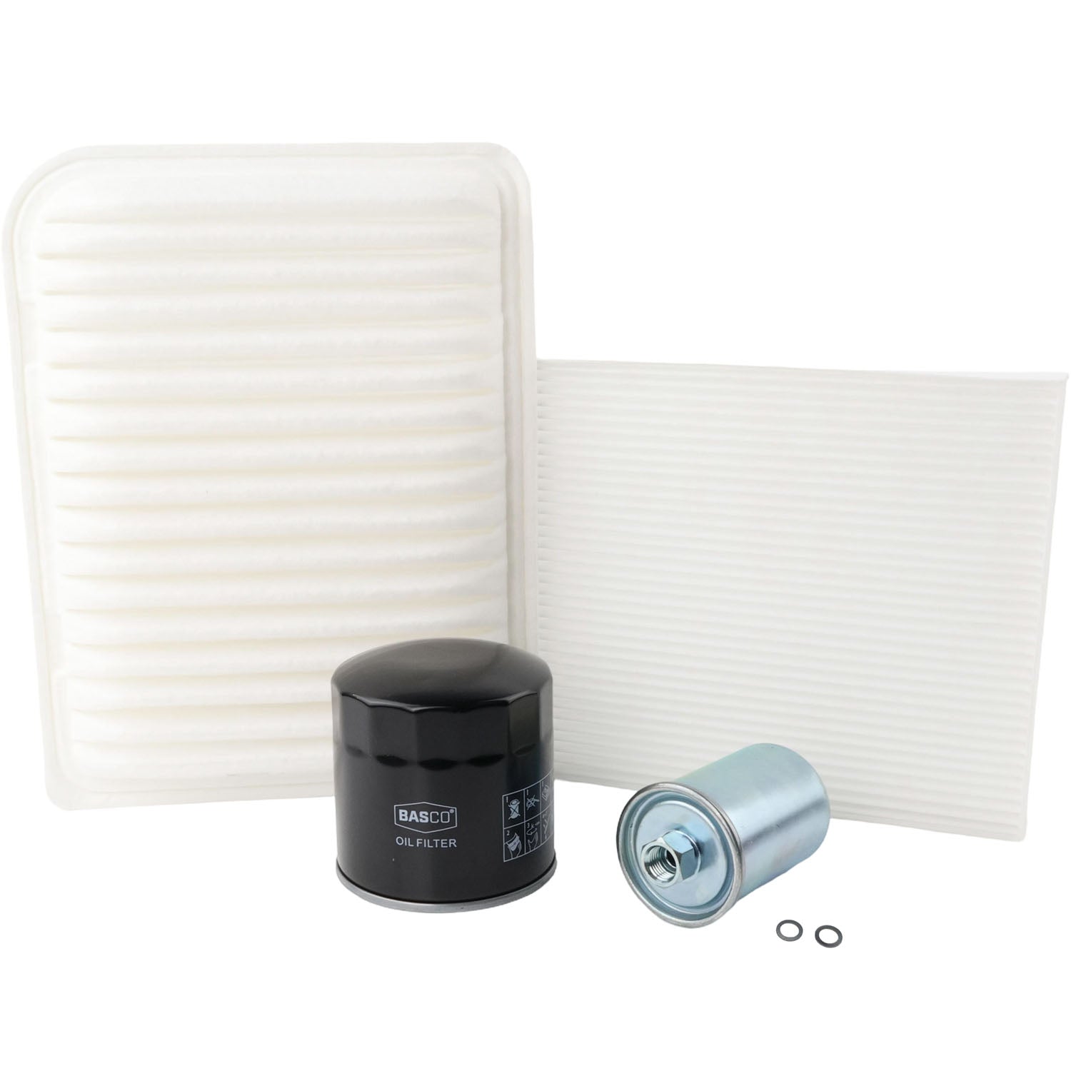 Oil Air Fuel Cabin Filter kit for Ford Falcon BF 4.0L Petrol BARRA190 2005~2011