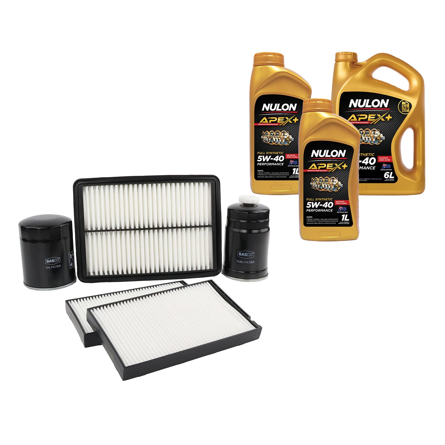 Oil Air Fuel Cabin Filter Kit +Oil for Hyundai iLoad TQ 2.5L Diesel D4CB 08~21