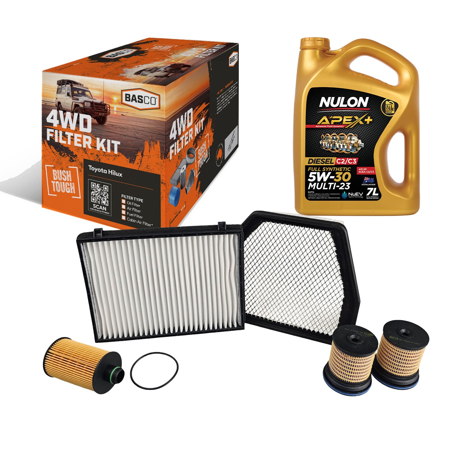 Oil Fuel Air Cabin Filter kit + Oil for Holden Captiva 5, 7 CG 2.2L Diesel Z22D1