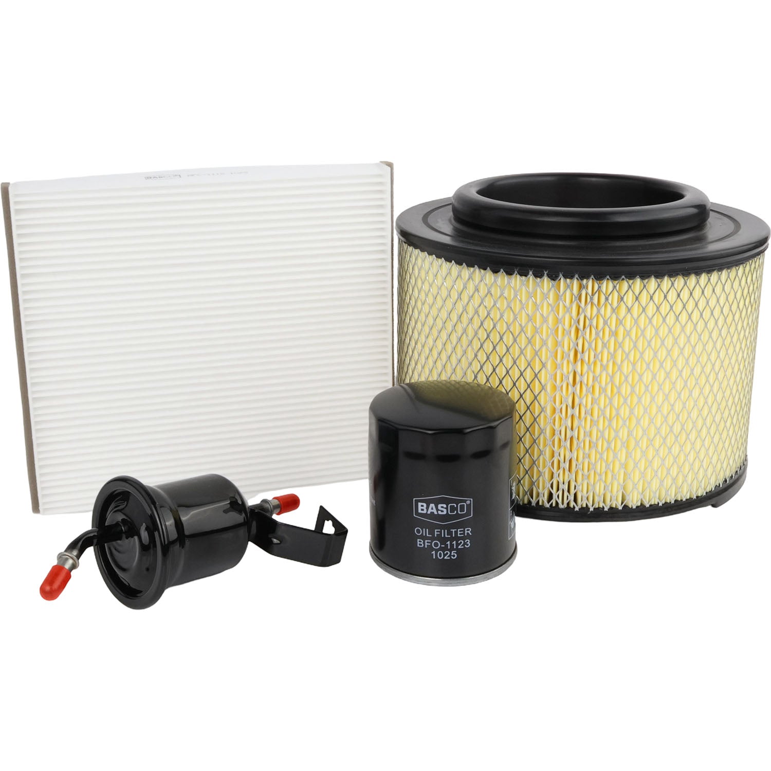 Oil Fuel Air Cabin Filter kit for Toyota Hilux Workmate TGN16 2.7L Petrol 2TRFE