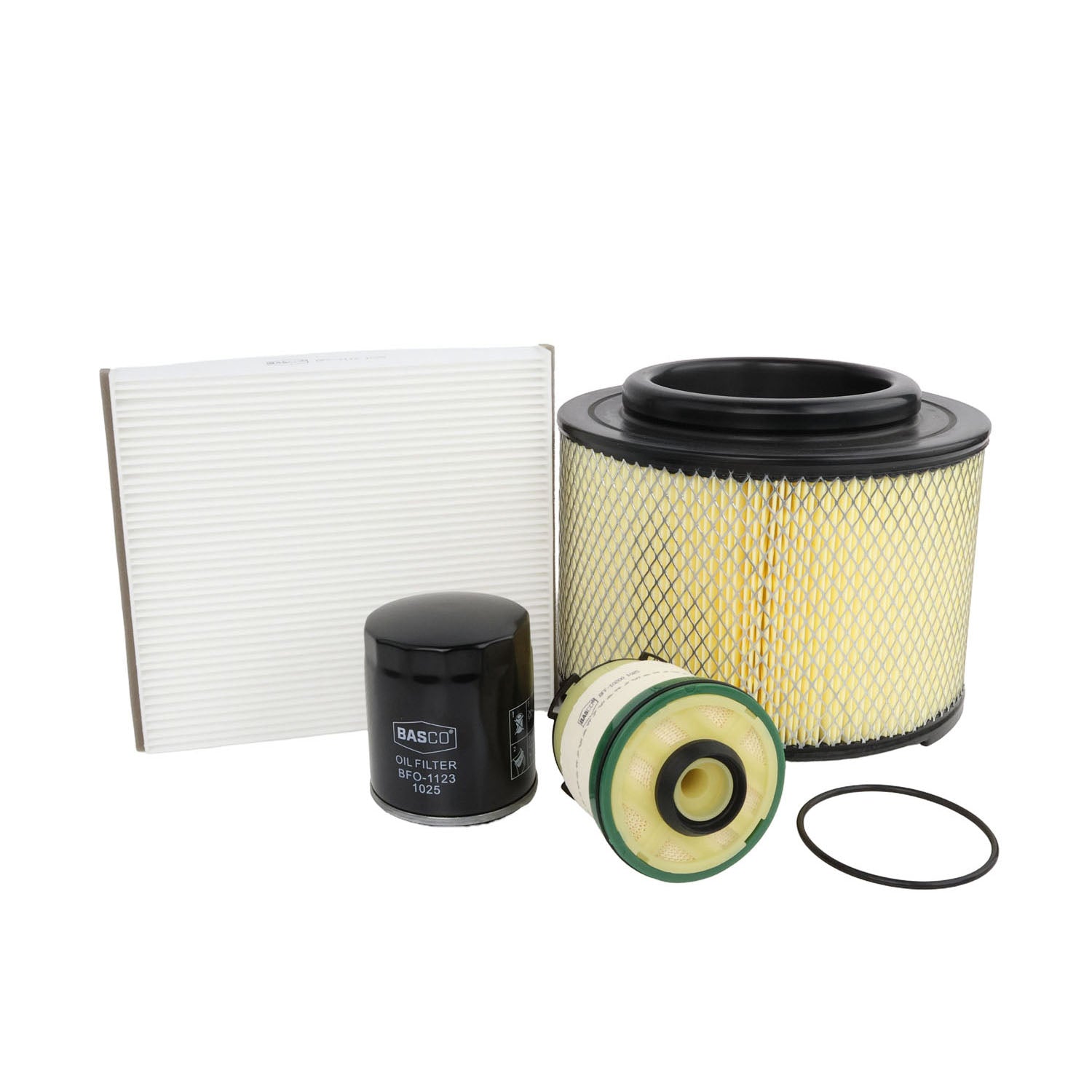 Oil Air Fuel Cabin Filter Kit for Toyota Hilux KUN16 KUN26 3.0L 1KDFTV Diesel