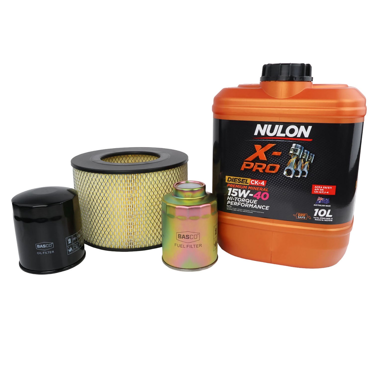 Oil Air Fuel Filter Kit + Oil for Toyota Landcruiser HZJ75 HZJ78 HZJ79 4.2L 1HZ