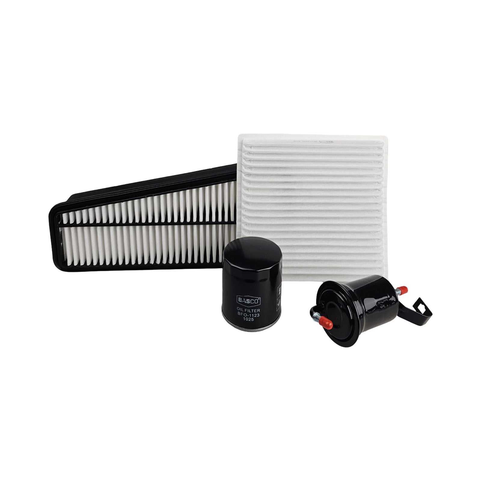 Oil Air Fuel Cabin Filter Kit + Oil for Toyota Landcruiser Prado GRJ120 1GRFE