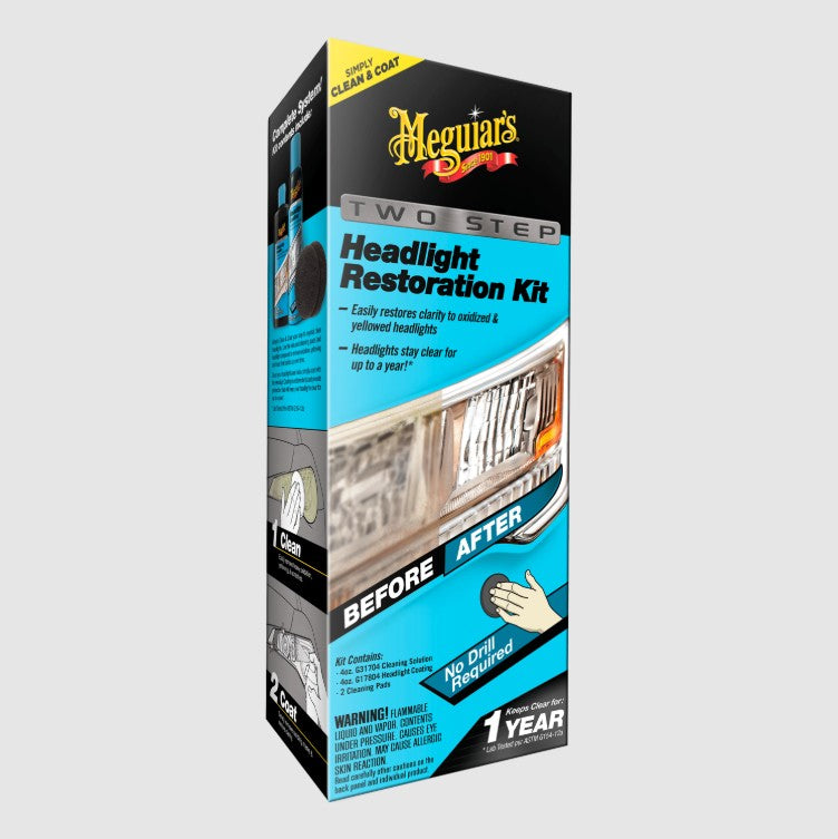 Meguiars Headlight Restoration Kit – Two Step - 1 Kit - G2970