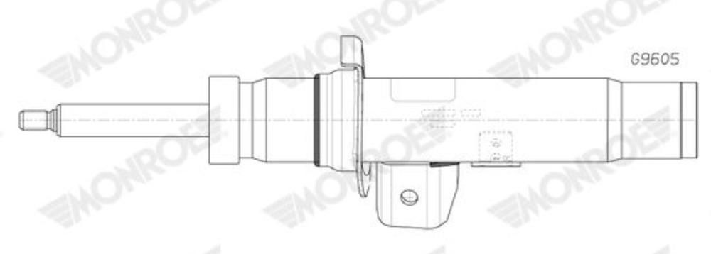 Monroe Right Original Shock Absorber MacPherson Strut G9605