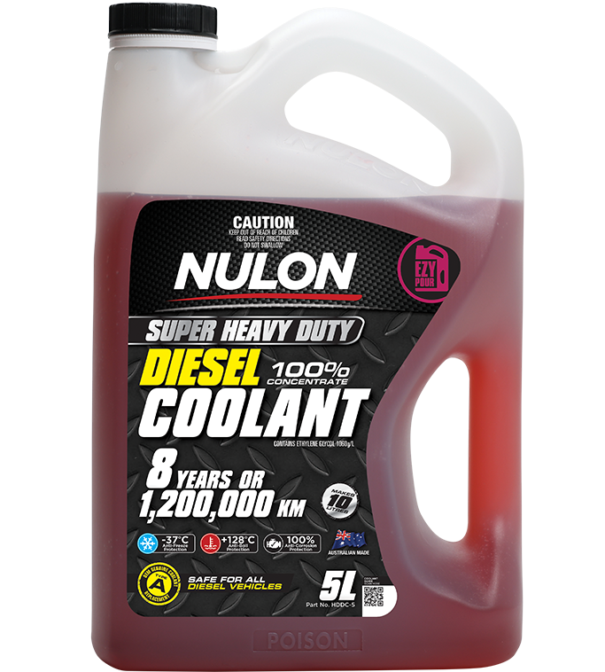Nulon Super Heavy Duty Diesel Coolant 100% Concentrate 5 Litres - HDDC-5