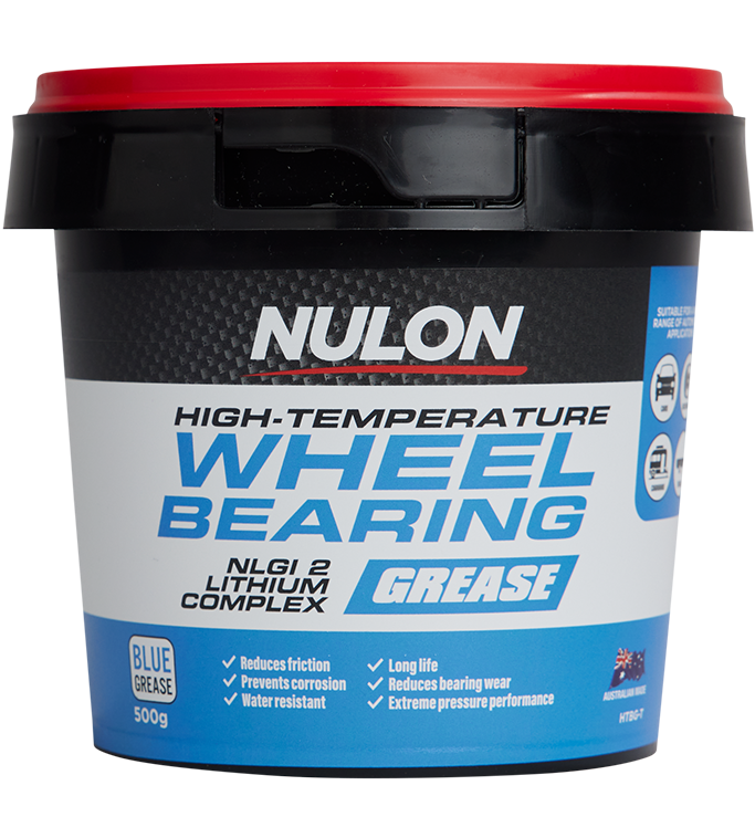Nulon High-Temperature Wheel Bearing NLGI 2 Lithium Complex Grease 500g - HTBG-T
