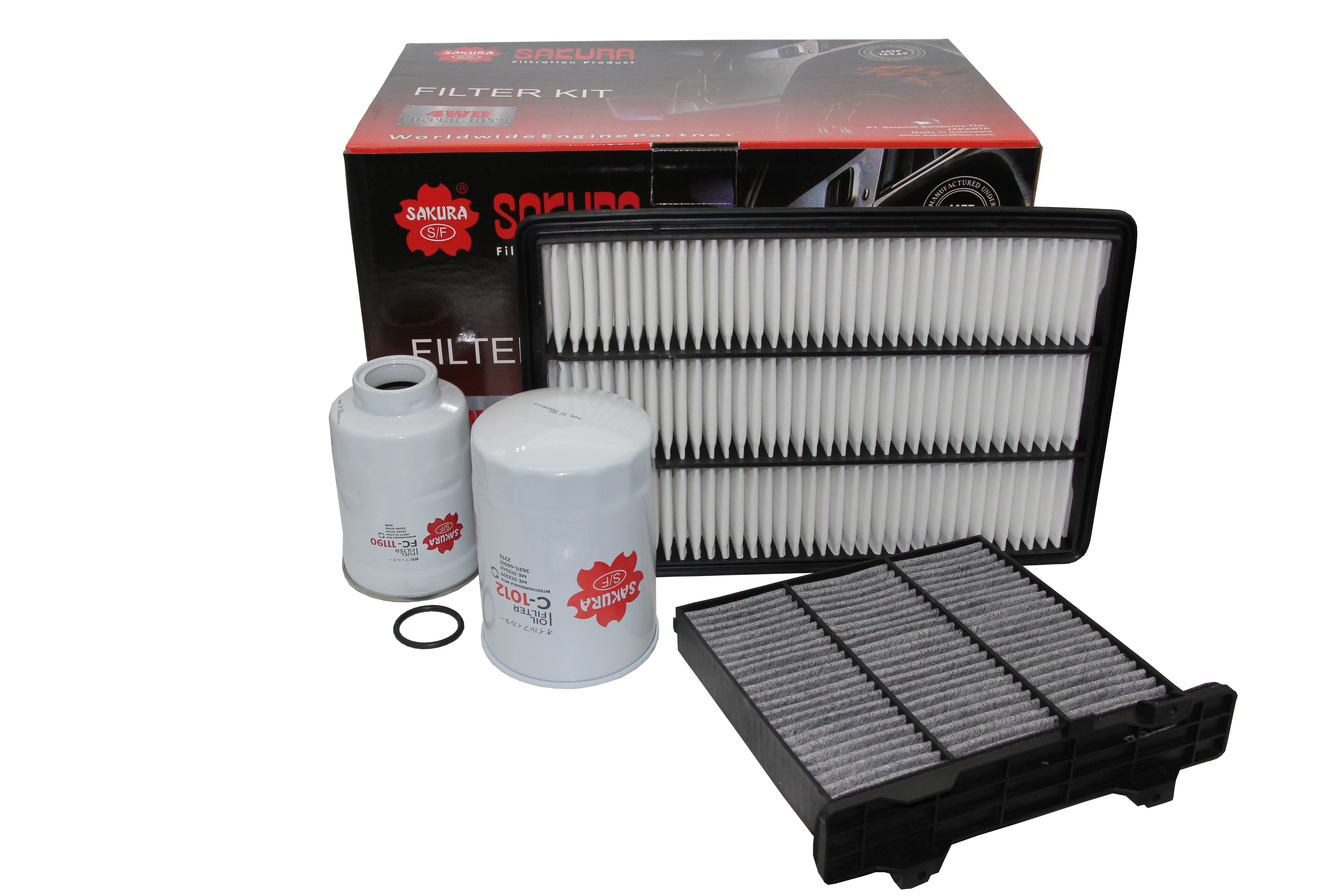 K-10020 - Sakura 4WD Filter Kit For Mitsubishi Pajero NS NT NW NX 3.2L 4M41T