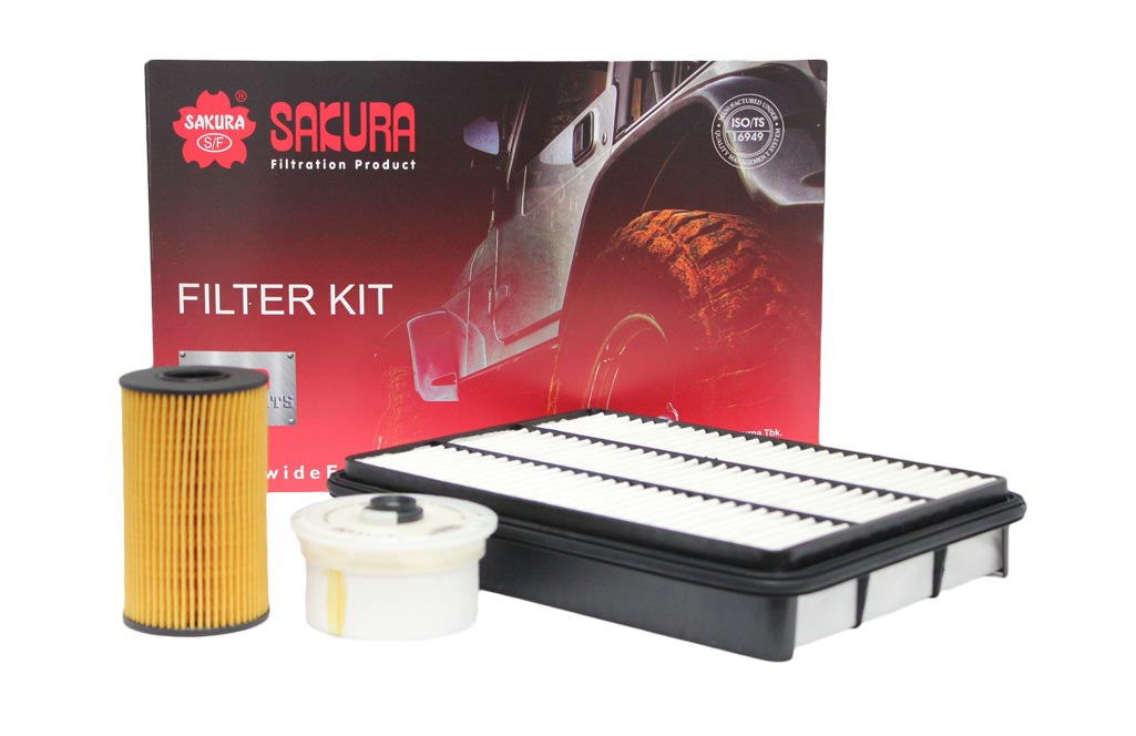 K-11071 - Sakura 4WD Filter Kit for Toyota Landcruiser VJD76 VDJ78 VDJ79 4.5L