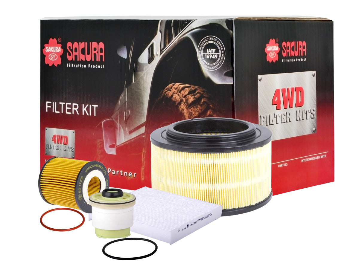 Sakura Filter Kit For Ford Everest, Ford Ranger PX, Mazda BT-50 UP UR 3.2L