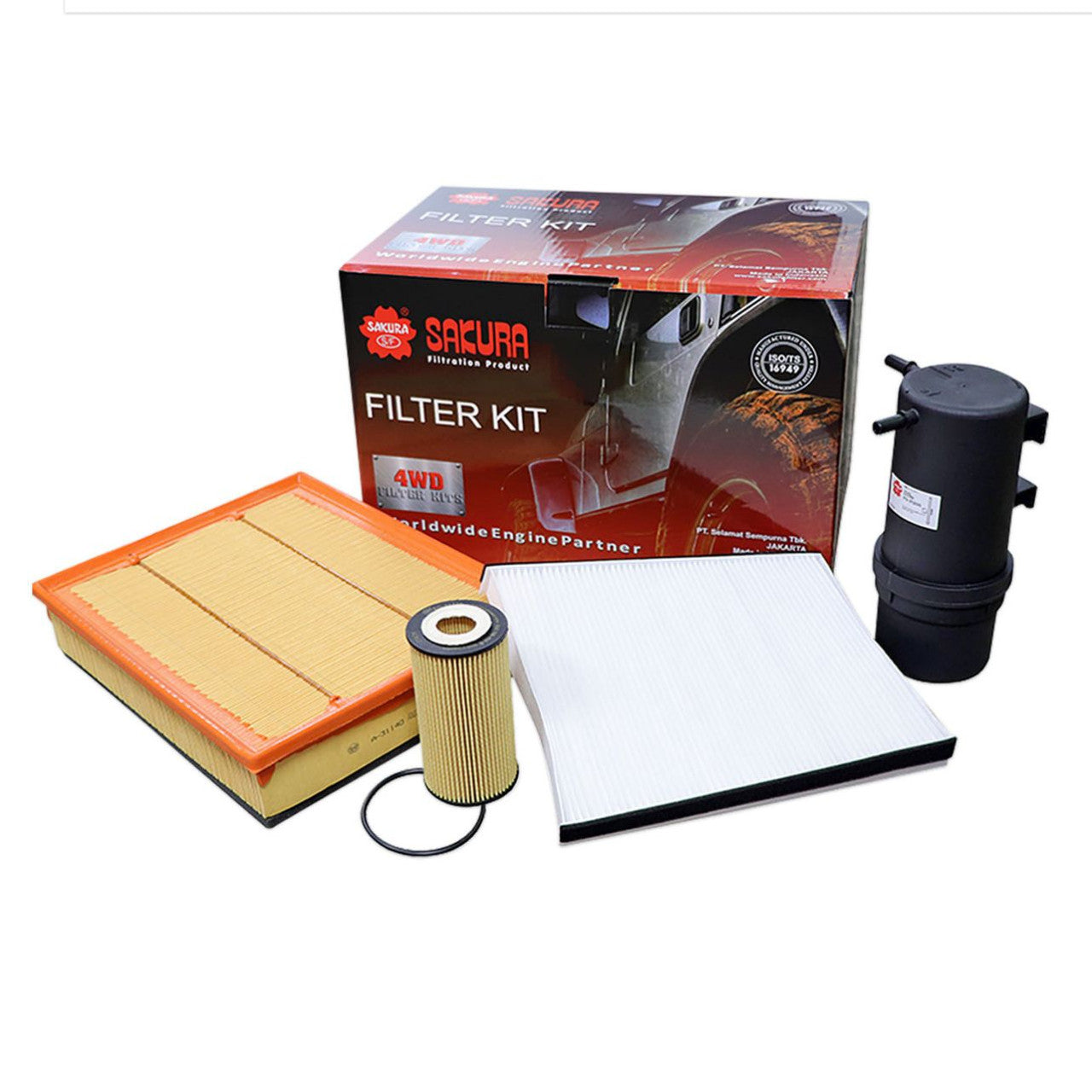 K-31040 - Sakura 4WD Filter Kit for Volkswagen Amarok 3.0L 2H DDXC DDXE 16-22