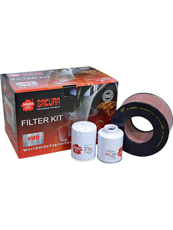 K-59030 - Sakura 4WD Filter Kit for Toyota Hilux LN167 3.0L 5L 1997-2000