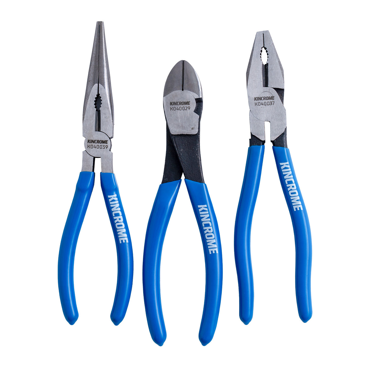 3 Piece Vinyl Grip Plier Set - K040063
