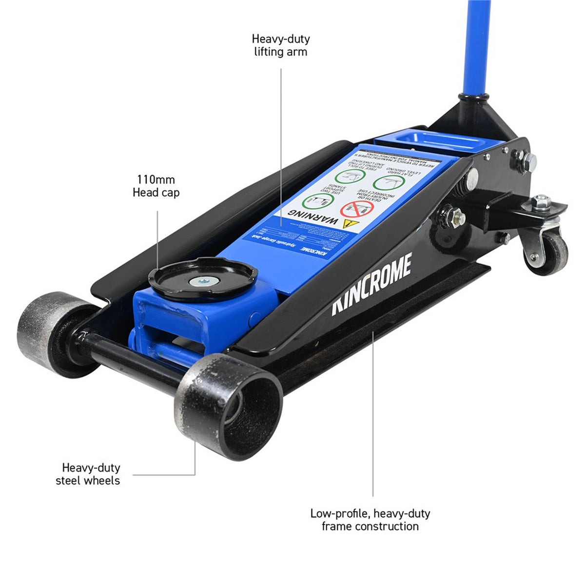 Hydraulic Garage Jack - Low Profile 2,000kg - K12162