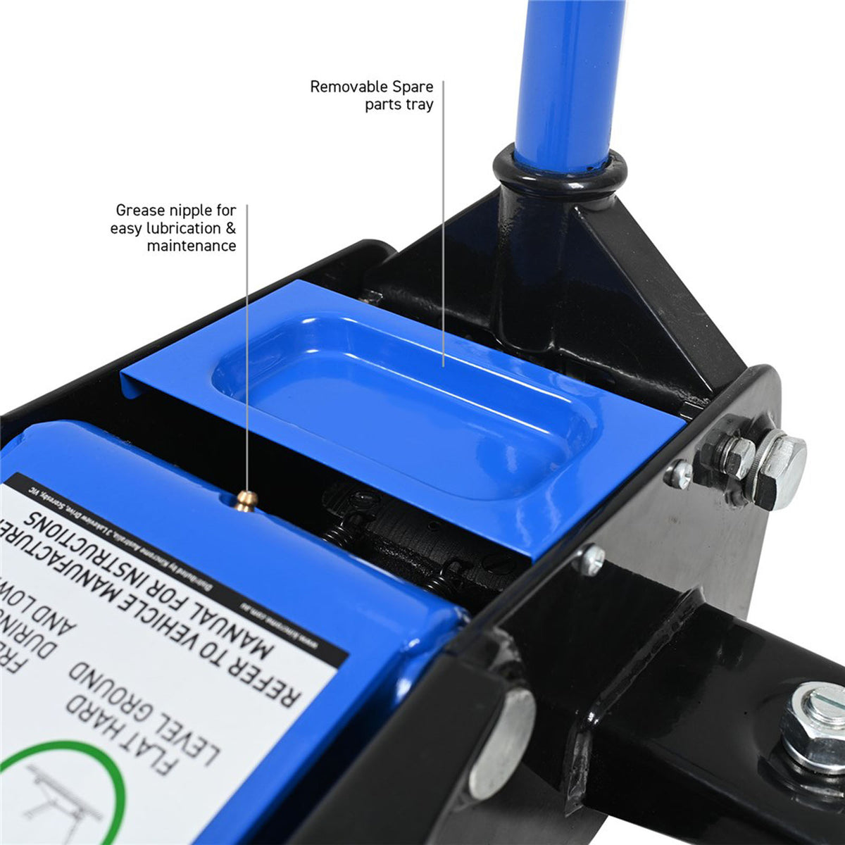 Hydraulic Garage Jack - Low Profile 2,000kg - K12162