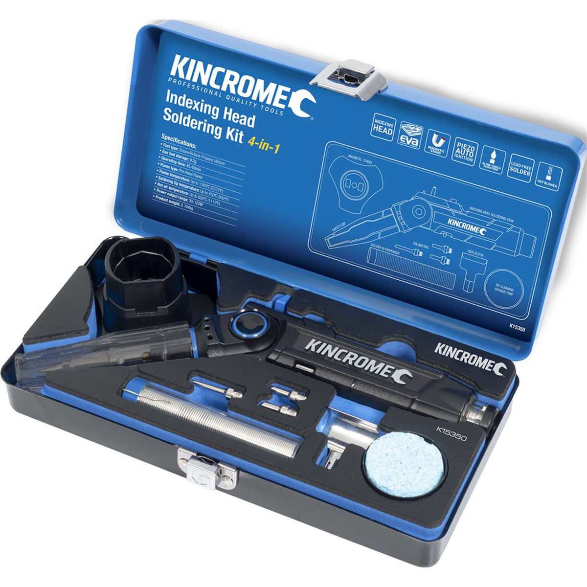 4-in-1 Indexing Head Soldering Iron Kit - K15350