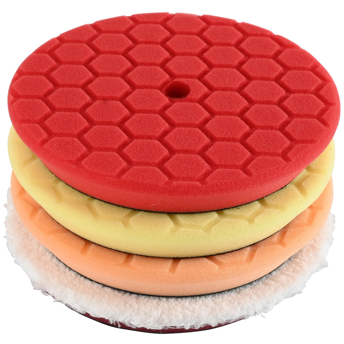4 Piece Polishing Pad Set 180mm (7") - K211009