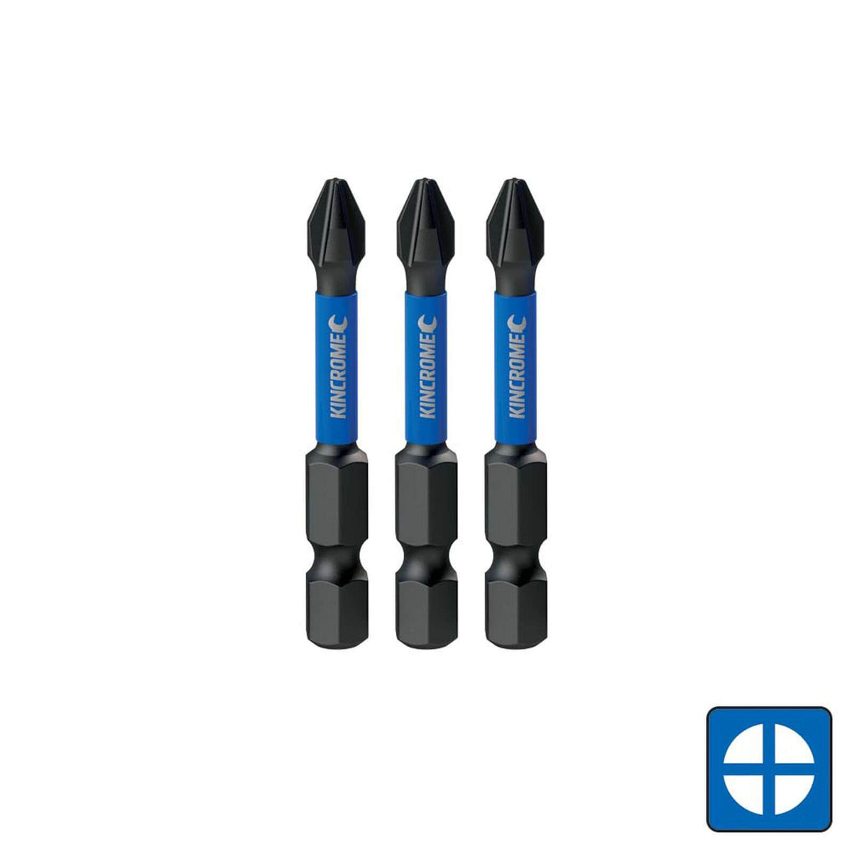 Phillips #2 Impact Bit 50mm 3 Piece - K21235