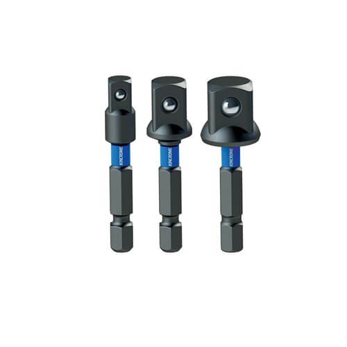 Impact Socket Driver Adaptor Mixed Pack 50mm 3 Piece - K21512