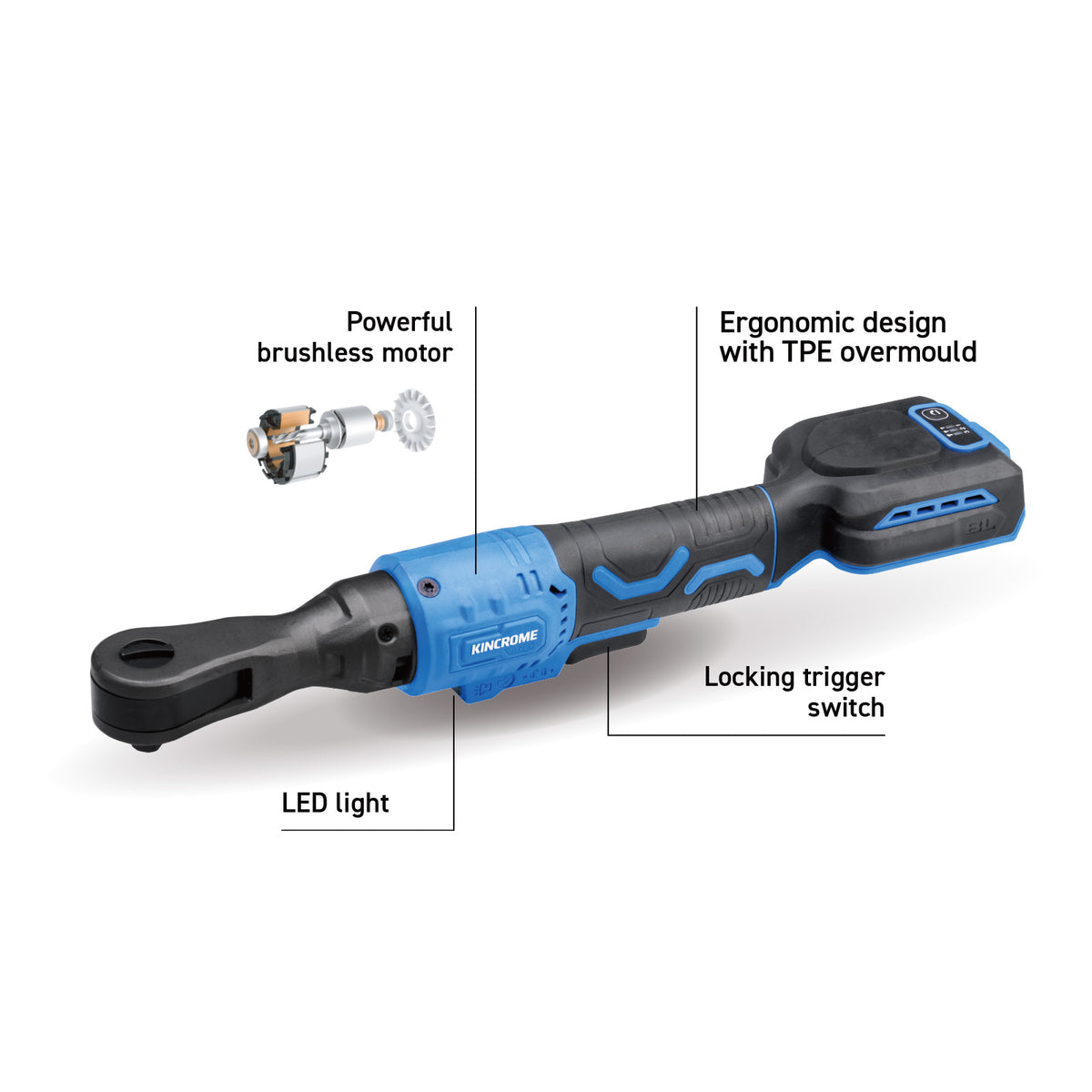 18V Brushless 3/8" Ratchet - K23043