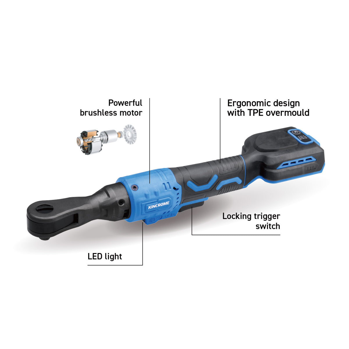 18V Brushless 1/2" Ratchet - K23045