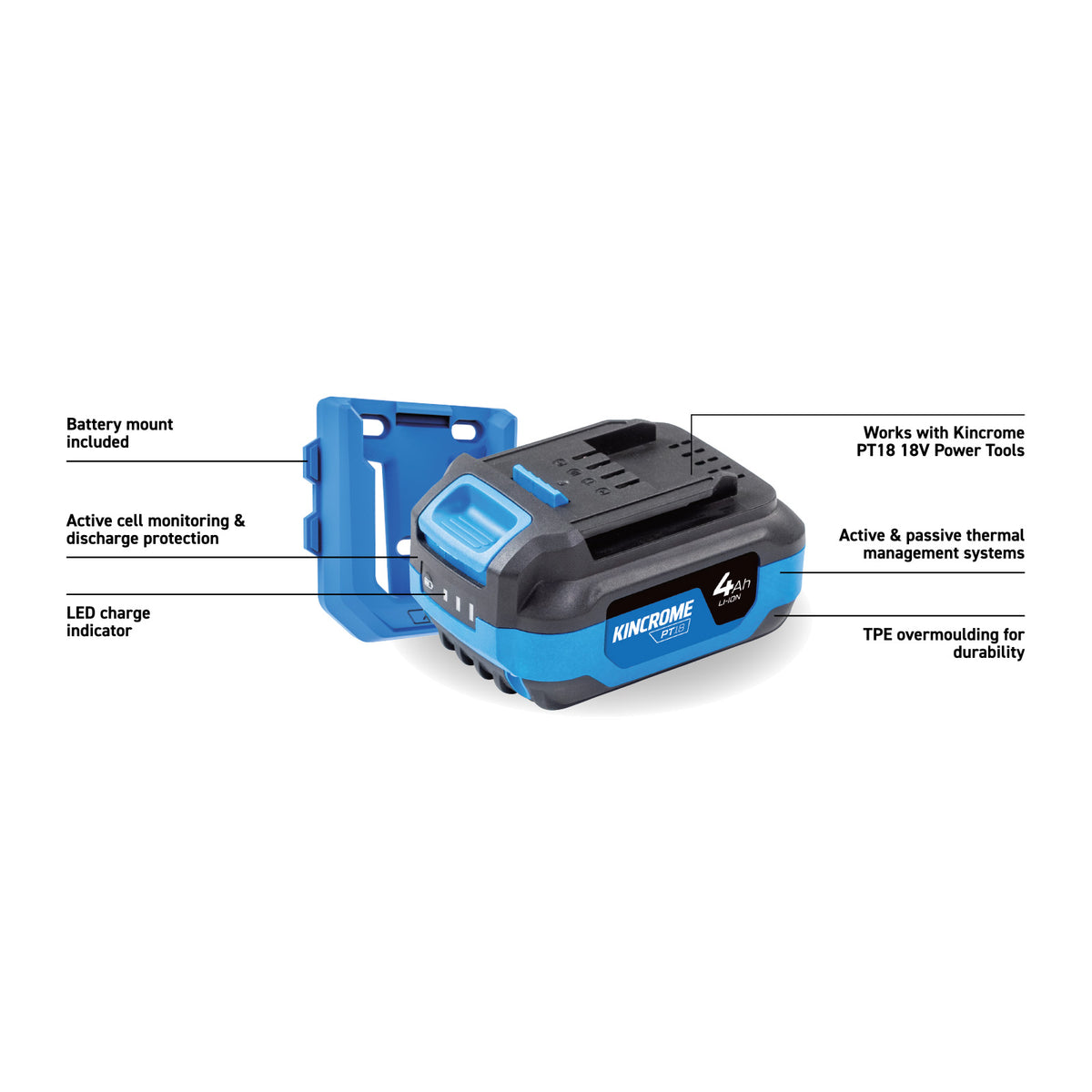 18V Battery & Charger Combo - K23073