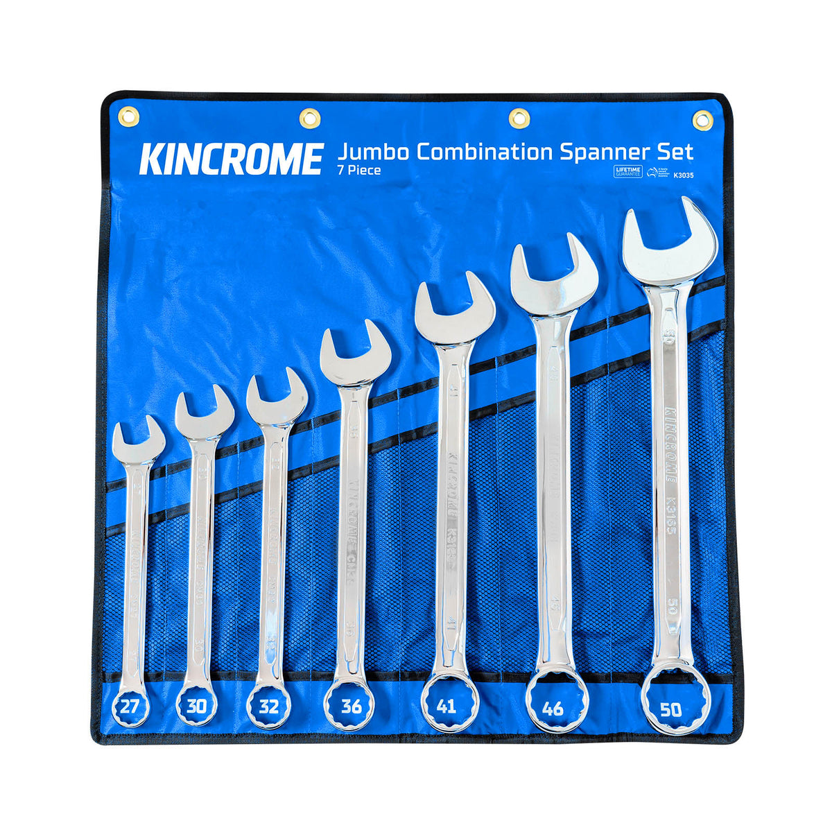 Jumbo Combination Spanner Set 7 Piece - Metric - K3035