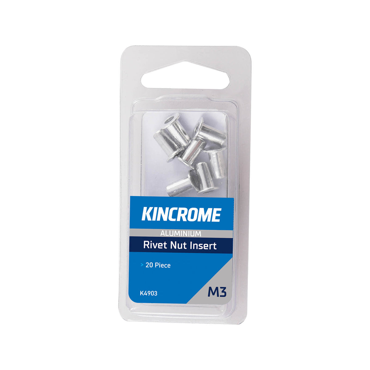 Rivet Nut Insert M3 (Aluminium) - 20 Pack - K4903