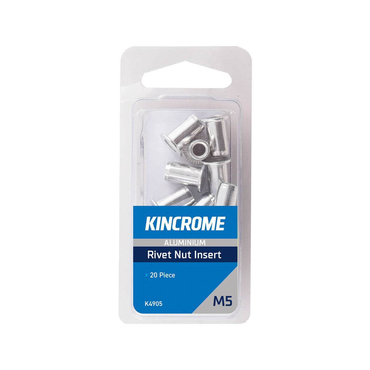 Rivet Nut Insert M5 (Aluminium) - 20 Pack - K4905