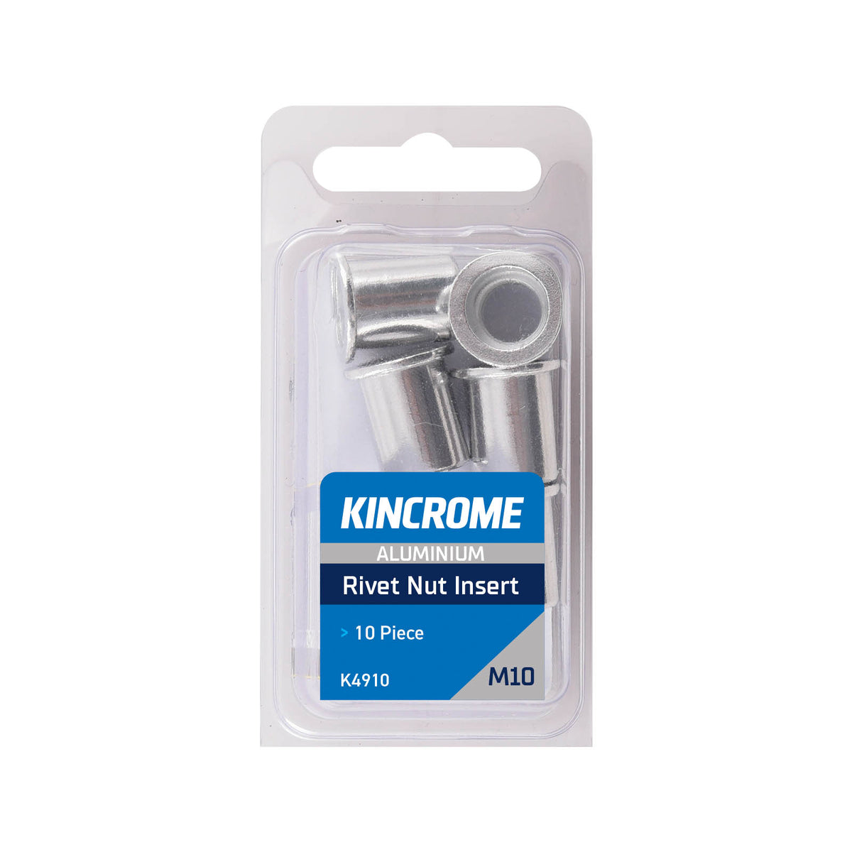 Rivet Nut Insert M10 (Aluminium) - 10 Pack - K4910