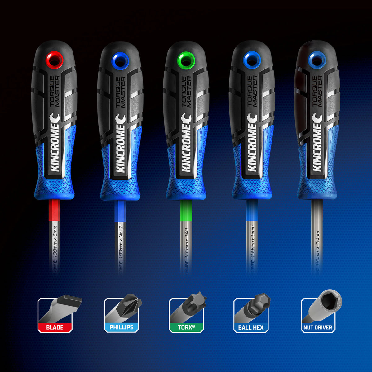 TorqueMaster Tamperproof TORX Bit & Driver Set - 11 Piece - K5514