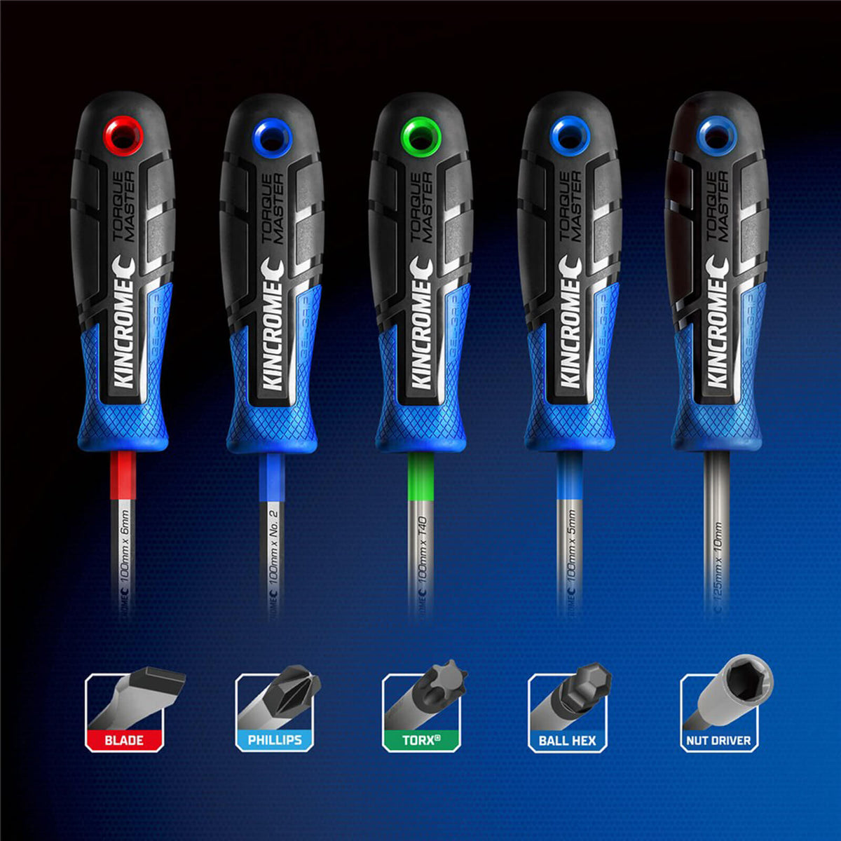 TorqueMaster TORX Screwdriver Set - 4 Piece - K5578