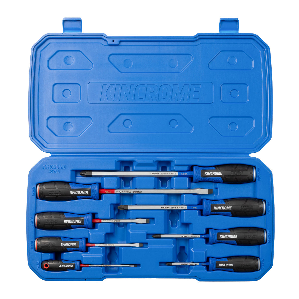 8 Piece Thru Tang Screwdriver Set - K5703