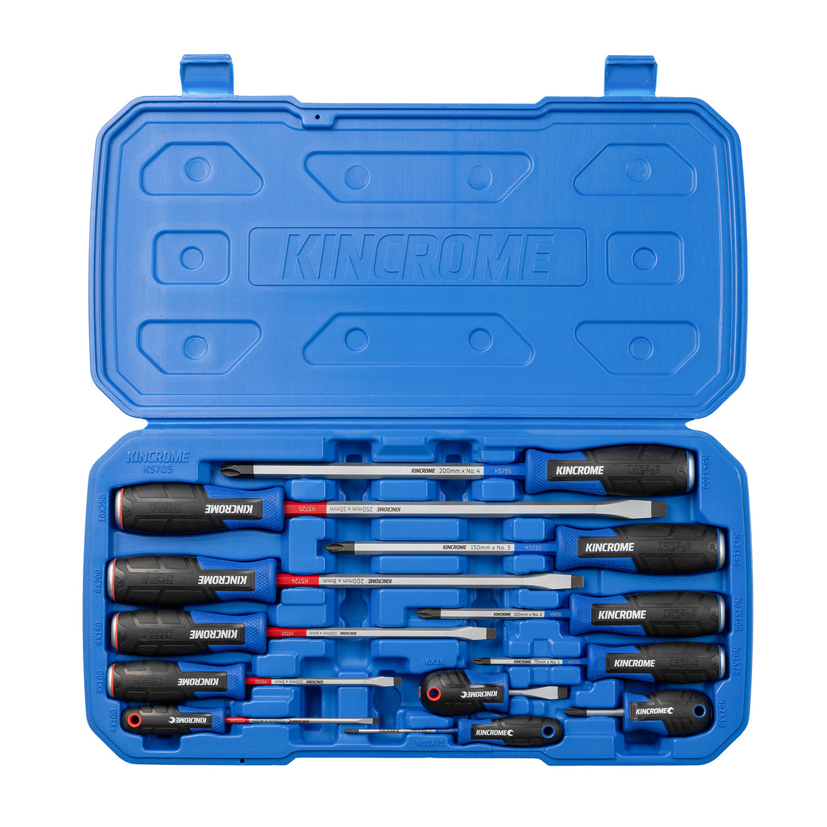 12 Piece Thru Tang Screwdriver Set - K5705