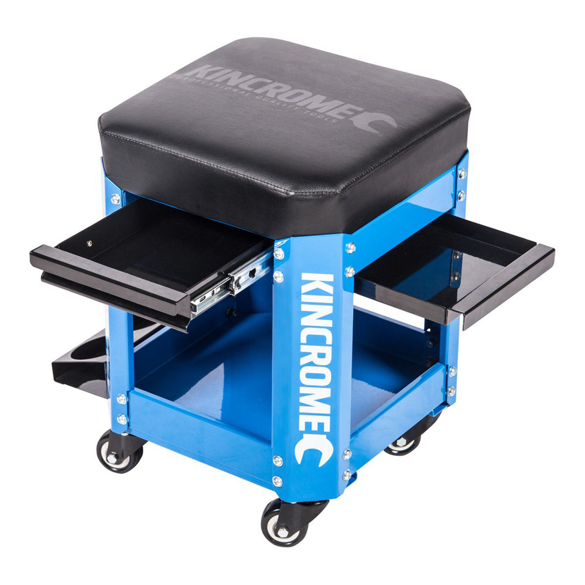 Workshop Creeper Seat 2 Drawer Electric Blue - K8114