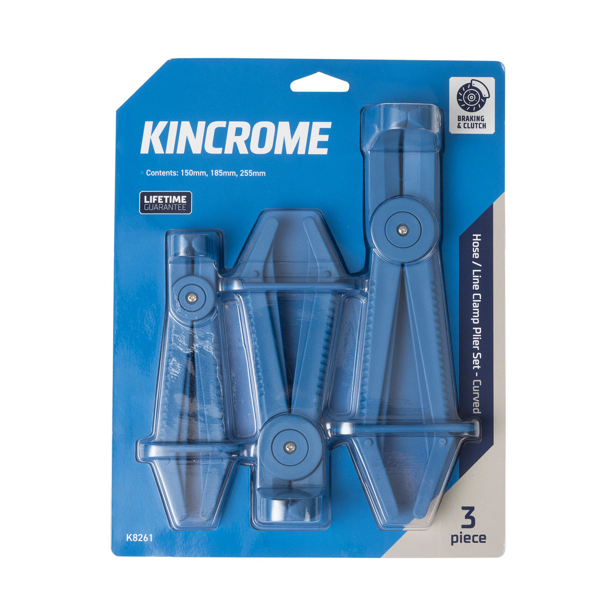3 Piece Angled Hose / Line Clamp Plier Set - K8261