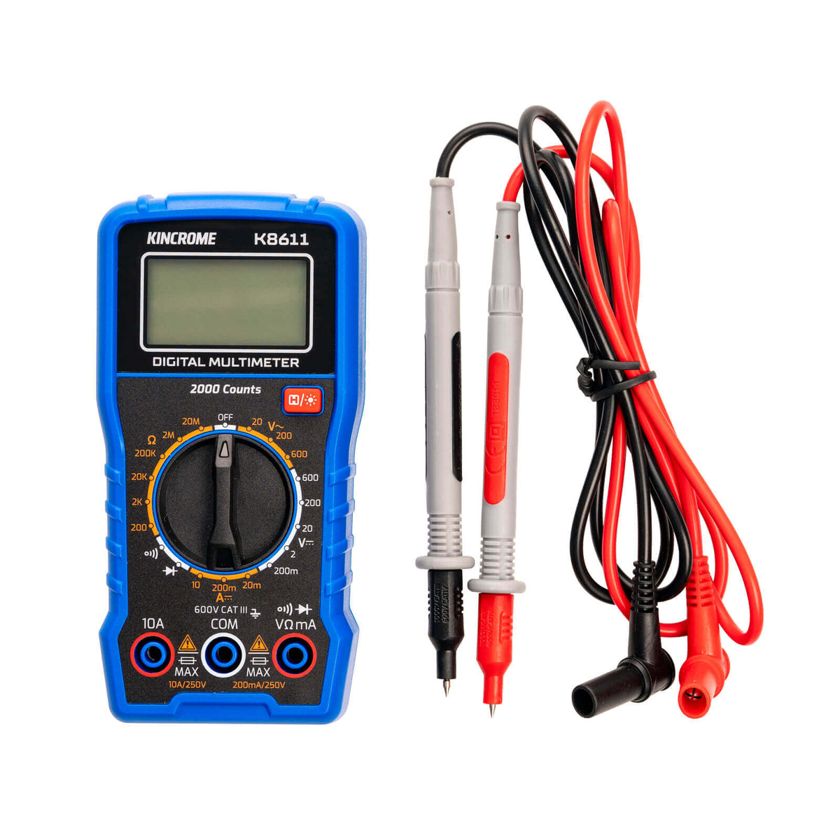 Digital Multimeter - Manual Ranging - K8611
