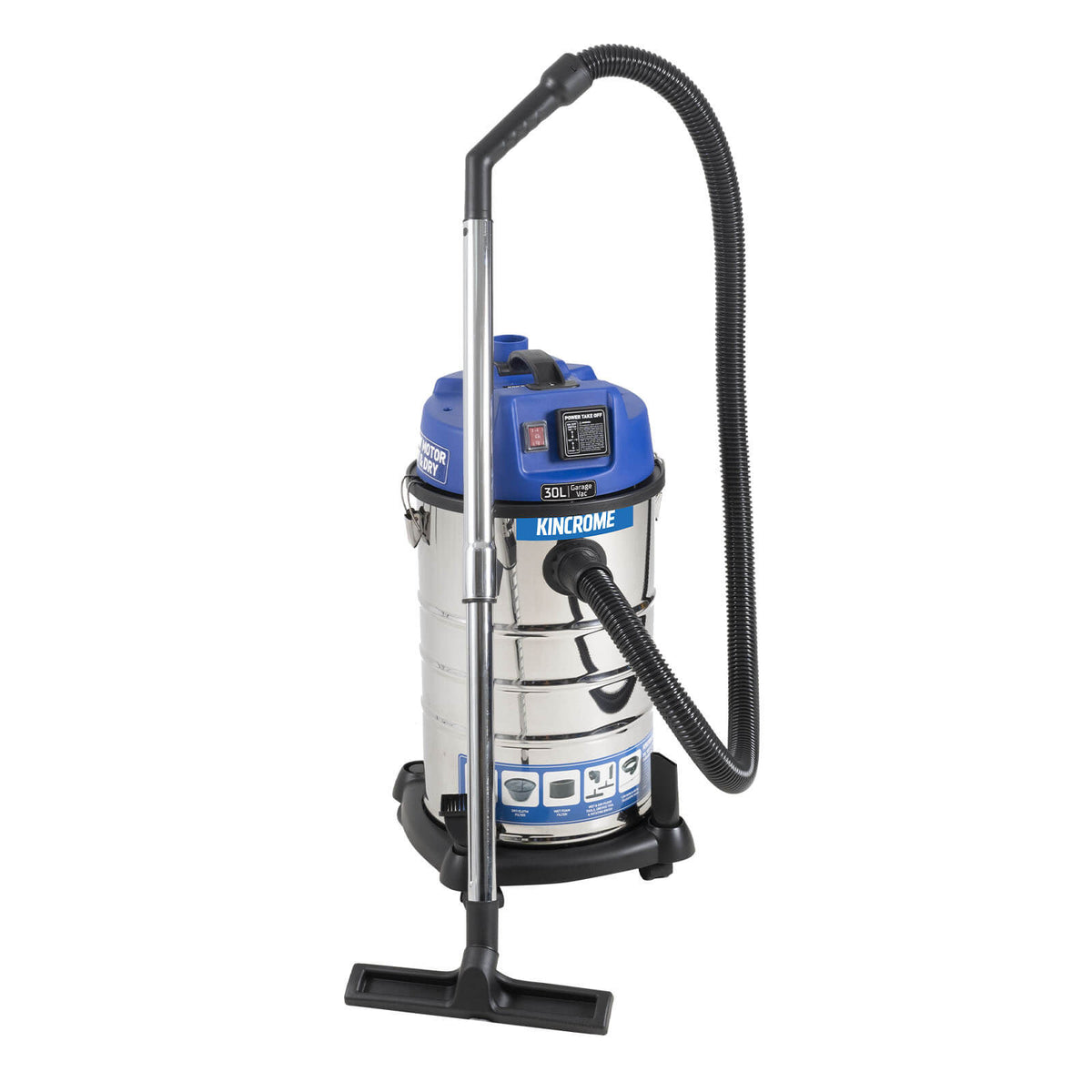 240V Wet & Dry Garage Vacuum 30L / 1250W - KP703