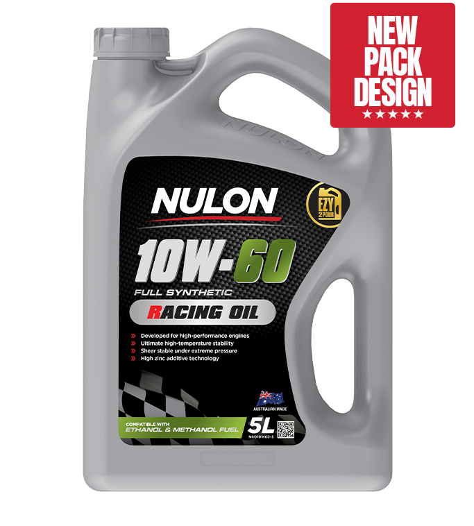 Nulon Full Synthetic 10W-60 Racing Oil 5 Litres - NRO10W60-5