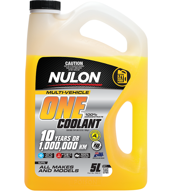 Nulon Multi-Vehicle ONE Coolant 100% Concentrate 5 Litres - ONE-5