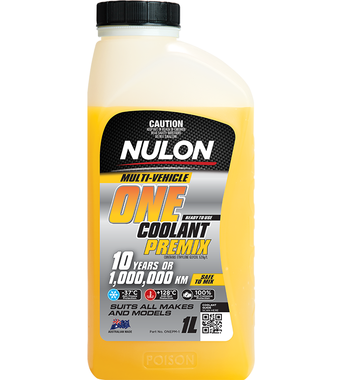 Nulon Multi-Vehicle ONE Coolant Premix  1 Litre - ONEPM-1