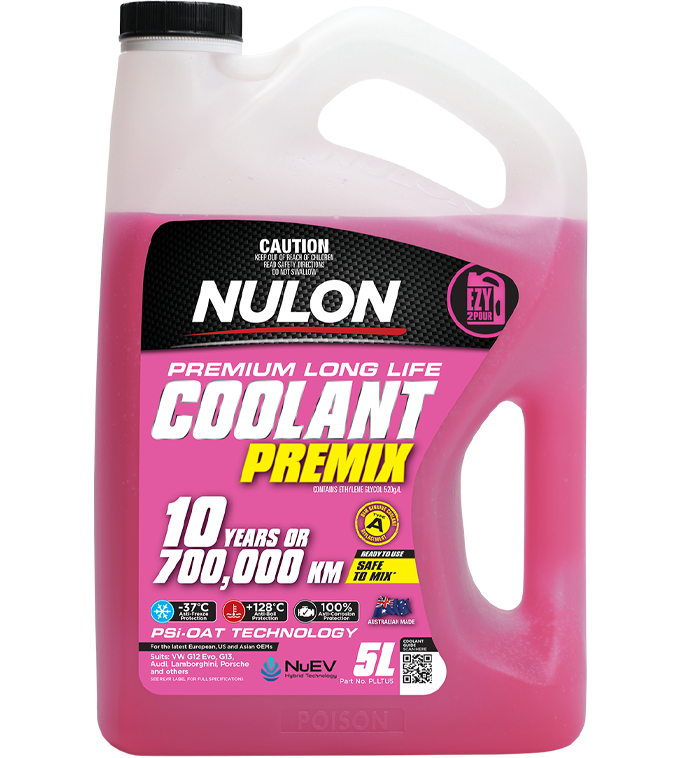 Nulon Pink Premium Long Life Coolant Premix 5 Litres - PLLTU5