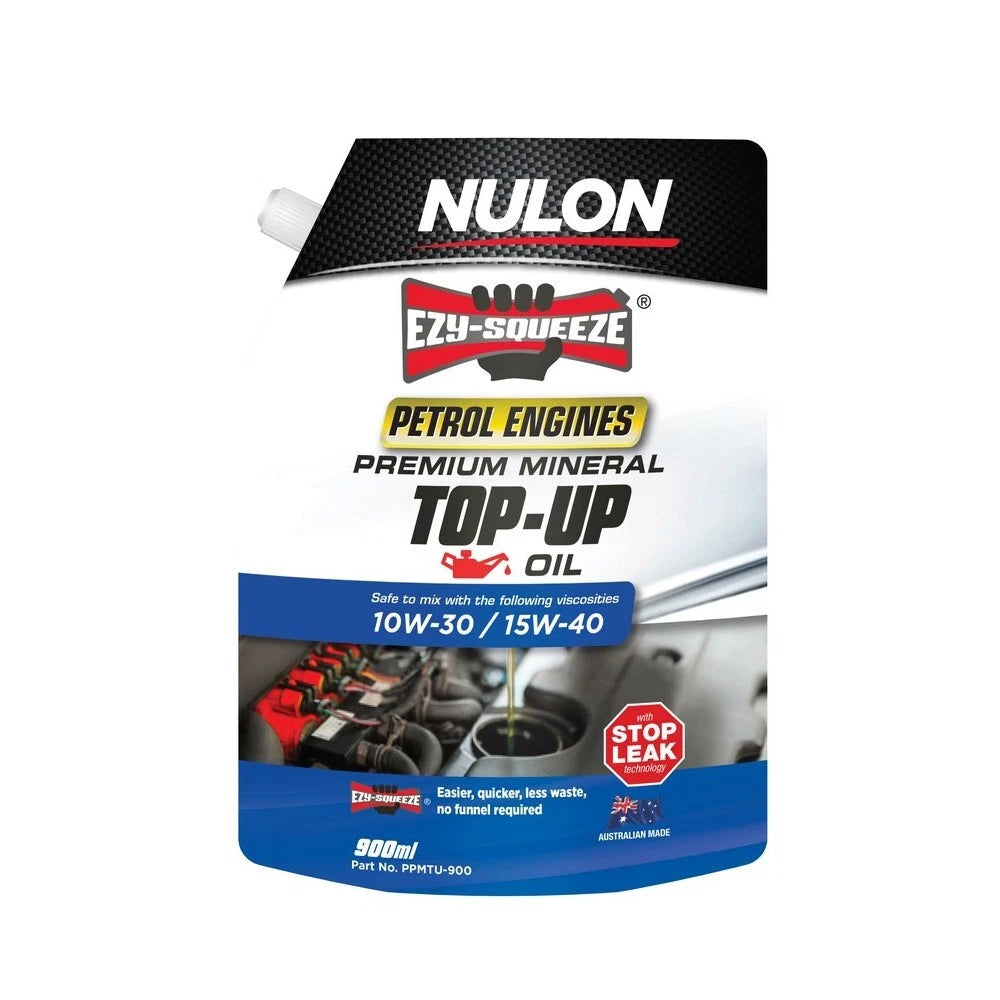 Nulon Petrol Engine Premium Mineral Top-Up Oil 900ML - PPMTU-900