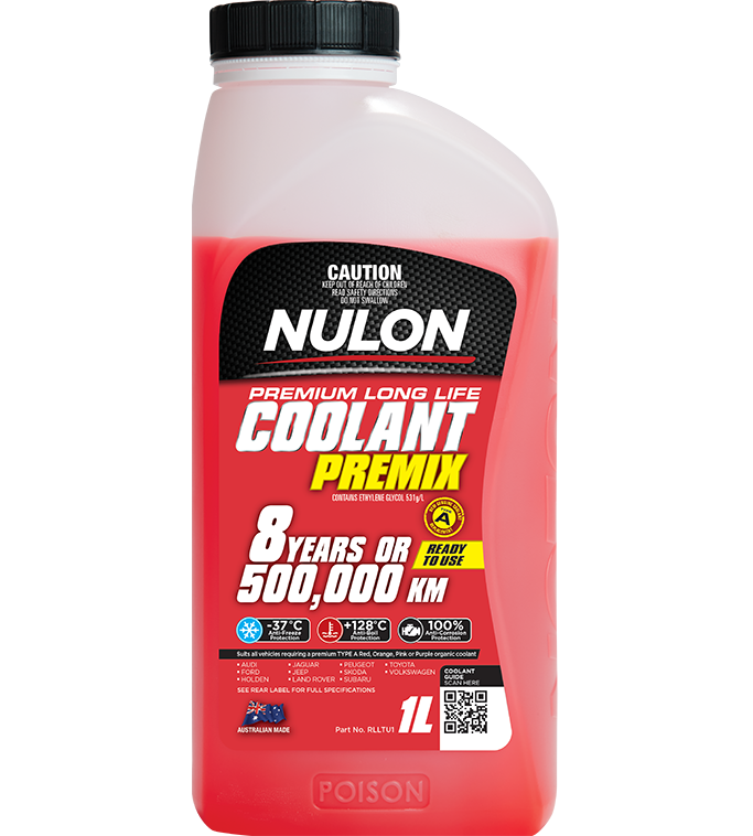 Nulon Red Premium Long Life Coolant Premix 1 Litre - RLLTU1