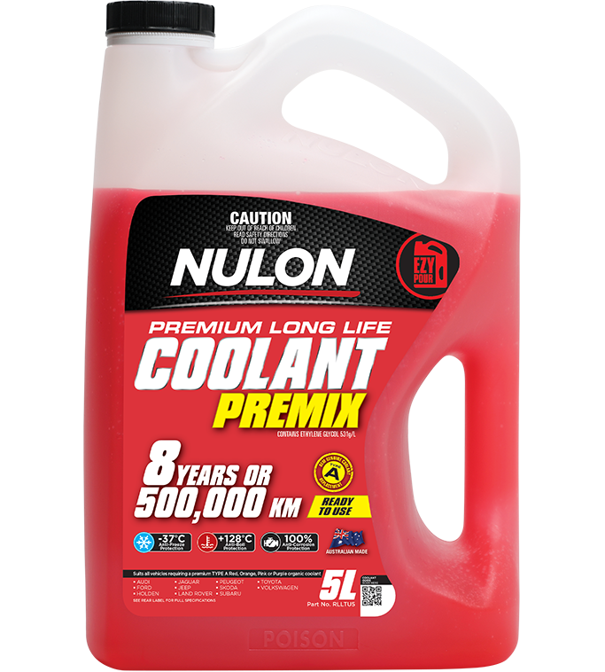 Nulon Red Premium Long Life Coolant Premix 5 Litres - RLLTU5
