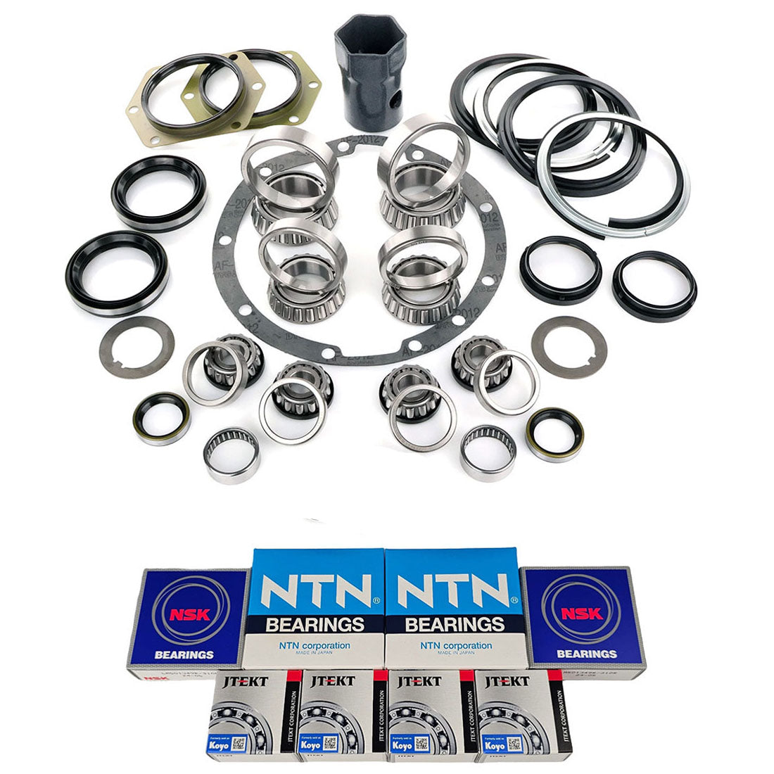 Swivel Hub Wheel Bearing Kit & Hub Tool For Nissan Patrol GQ Y60 Ford Maverick