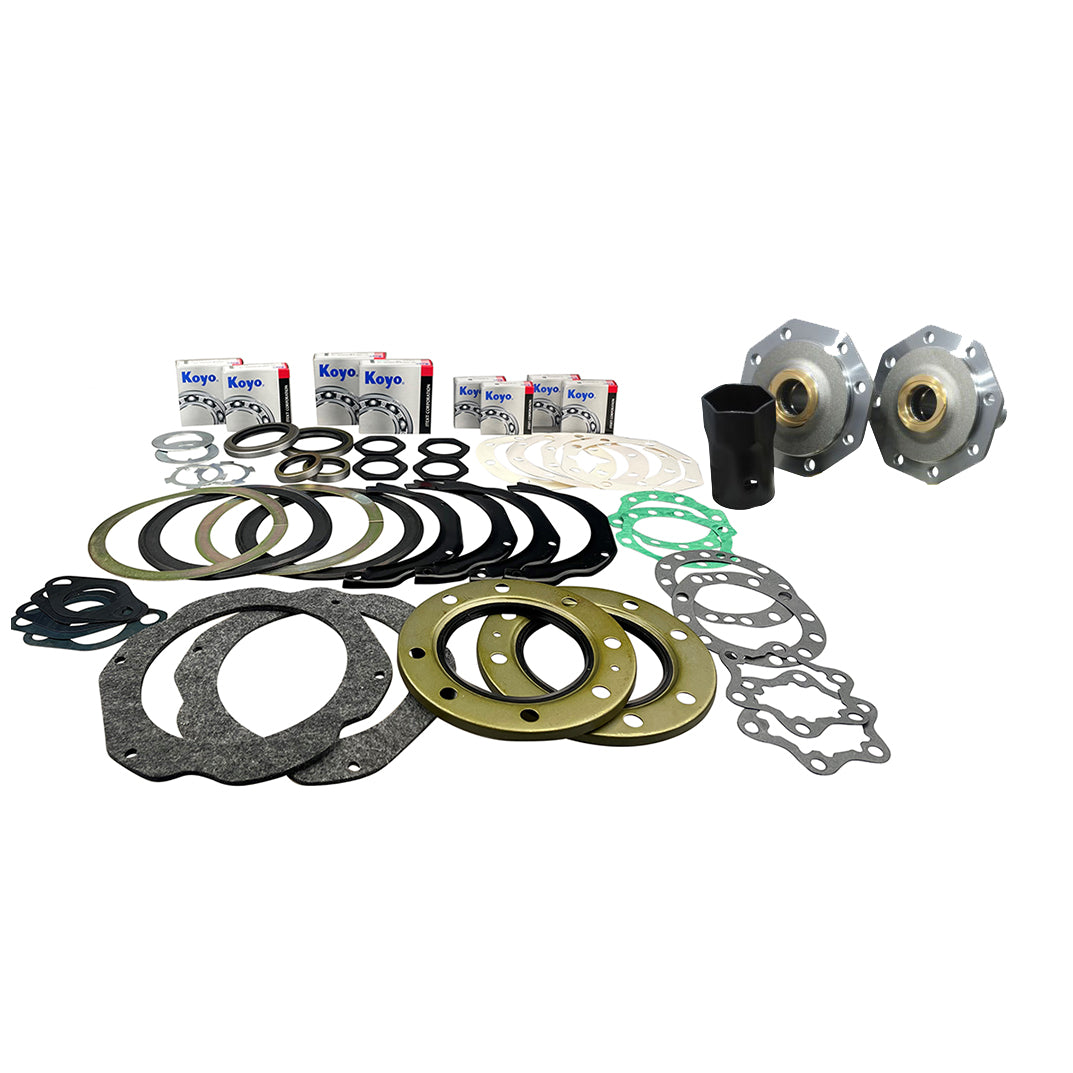 Swivel Hub Wheel Bearing & Seal Kit with Spindles For Toyota Landcruiser